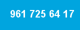 961 725 64 17 961 725 64 17